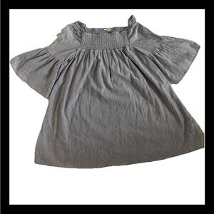 Easel Mini Dress bell sleeve women’s small